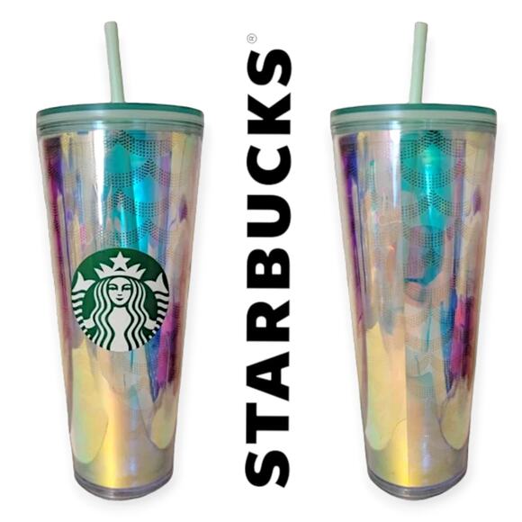 Starbucks Iridescent Mermaid Scale 24 Oz Venti Tumbler - Picture 1 of 8